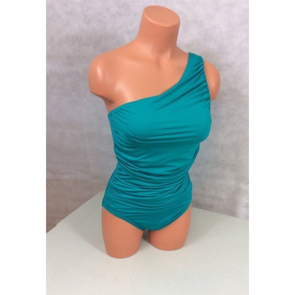 La Blanca Swimsuit Ruched Sides Womens 6